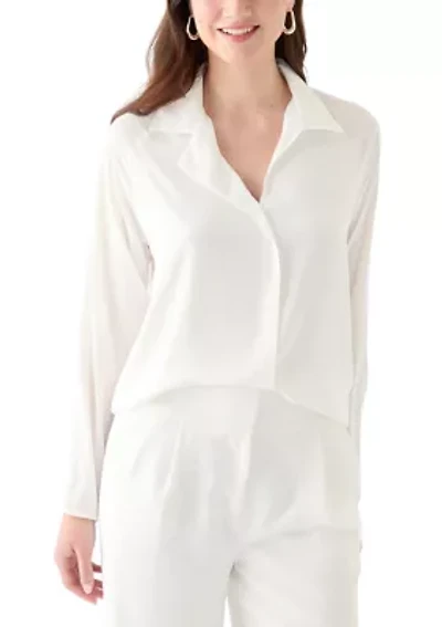 Women's Woven Button Down Shirt