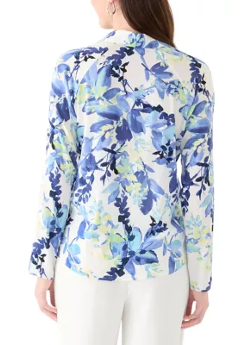 Women's Printed Long Sleeve Shirt