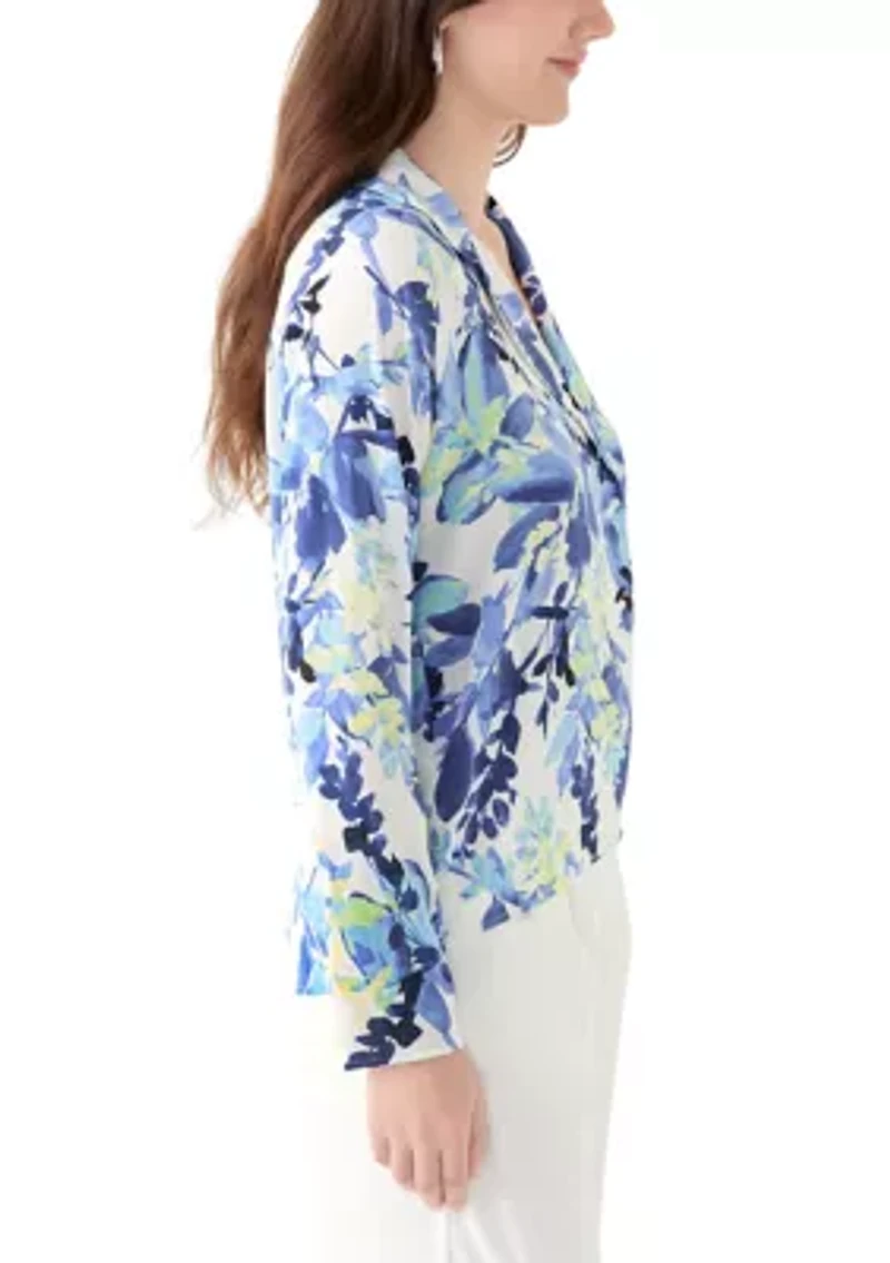 Women's Printed Long Sleeve Shirt