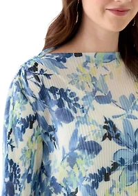 Women's Printed Mesh Top