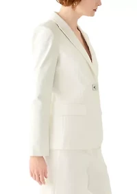 Women's One Button Suit Separate Jacket