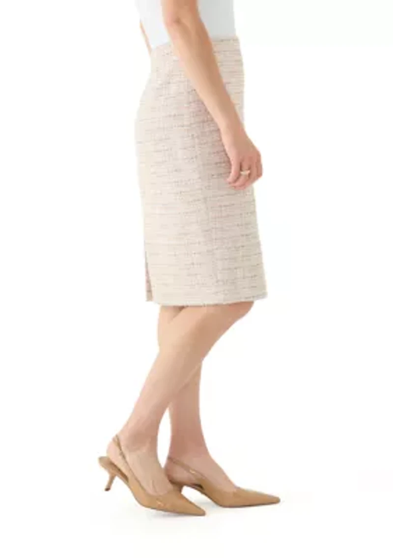 Women's Tweed Pencil Skirt