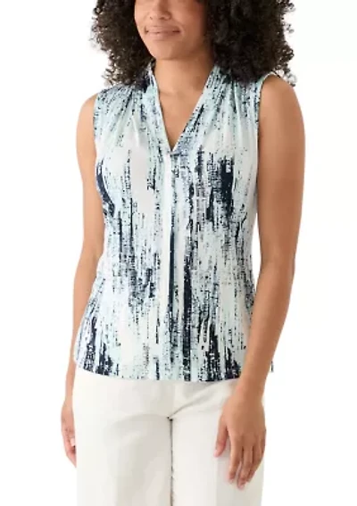 Women's Printed Sleeveless V-Neck Cami