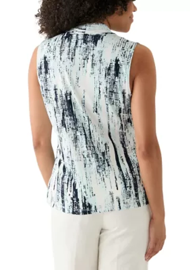 Women's Printed Sleeveless V-Neck Cami