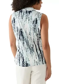 Women's Printed Sleeveless V-Neck Cami