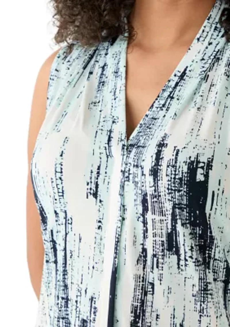 Women's Printed Sleeveless V-Neck Cami
