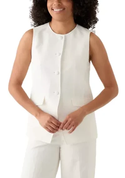 Women's Linen Vest