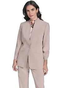 Women's Novelty 3/4 Sleeve One Button Jacket