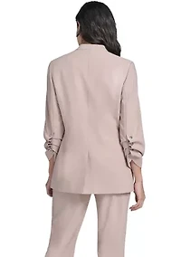 Women's Novelty 3/4 Sleeve One Button Jacket