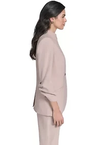 Women's Novelty 3/4 Sleeve One Button Jacket