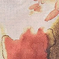 Women's Printed Mesh Mock Neck Top