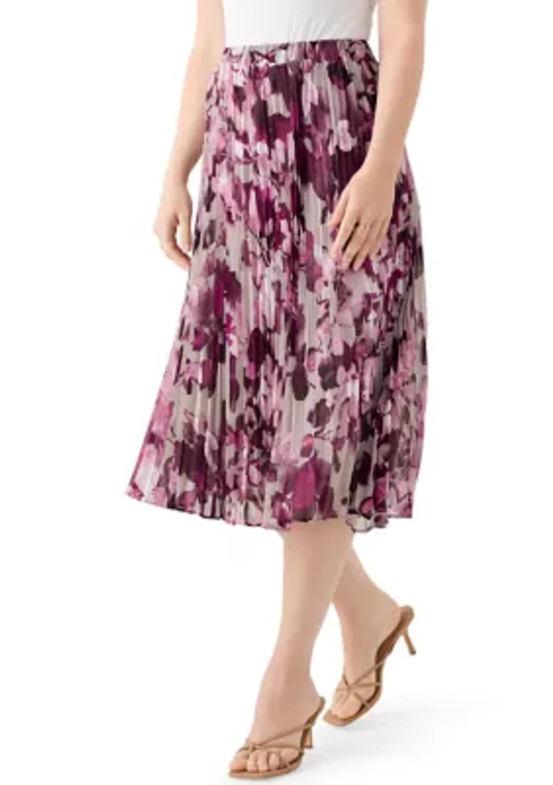 Women's Printed Midi Skirt