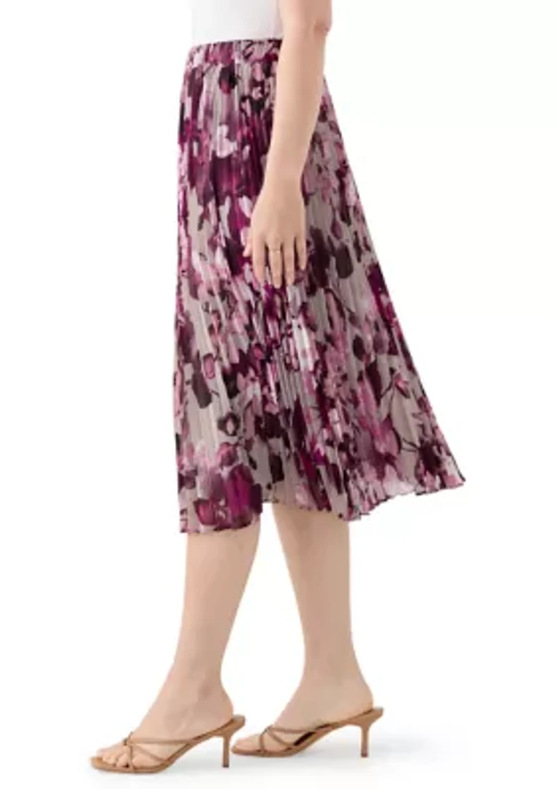 Women's Printed Midi Skirt