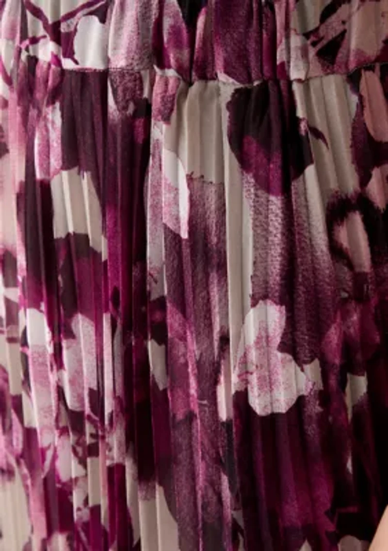 Women's Printed Midi Skirt