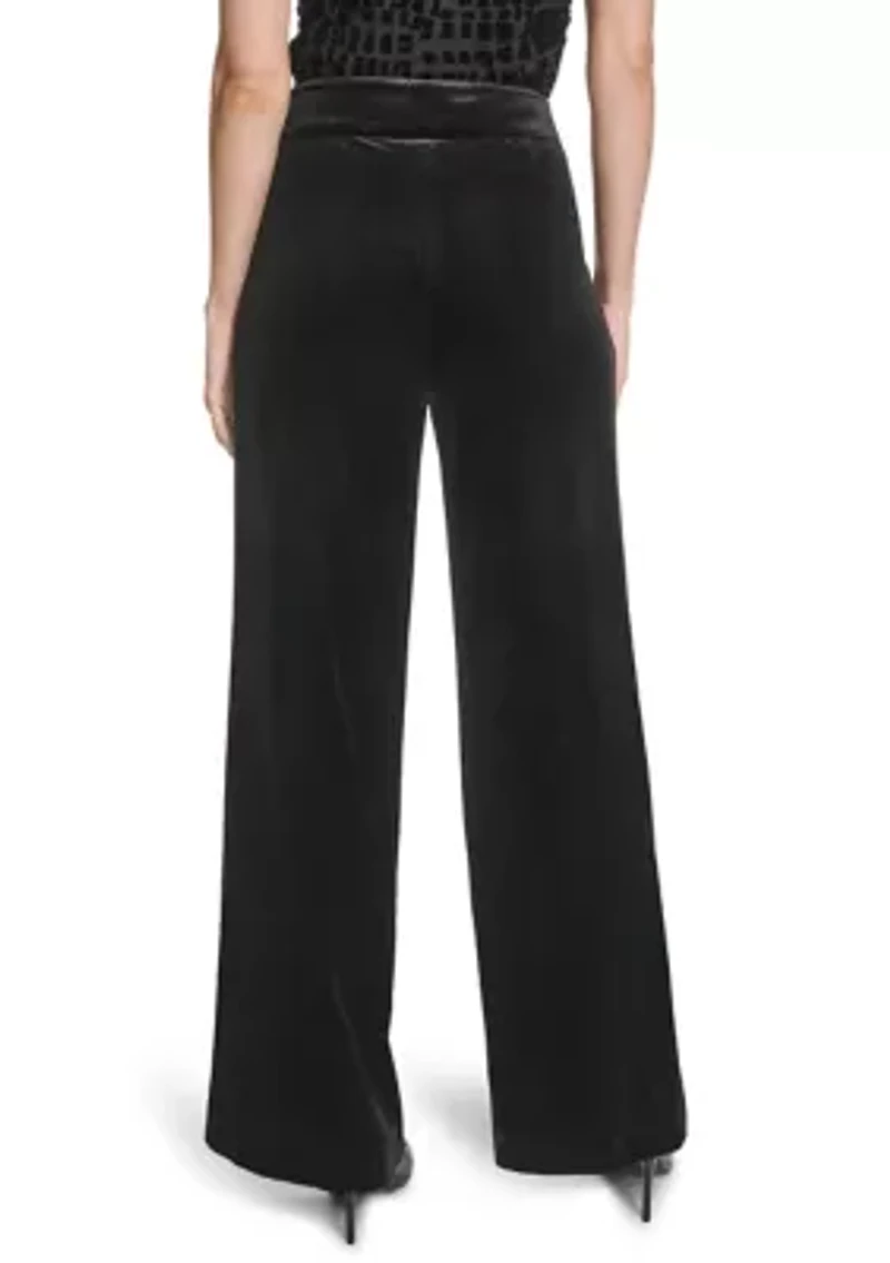Women's Pull On Velvet Pants