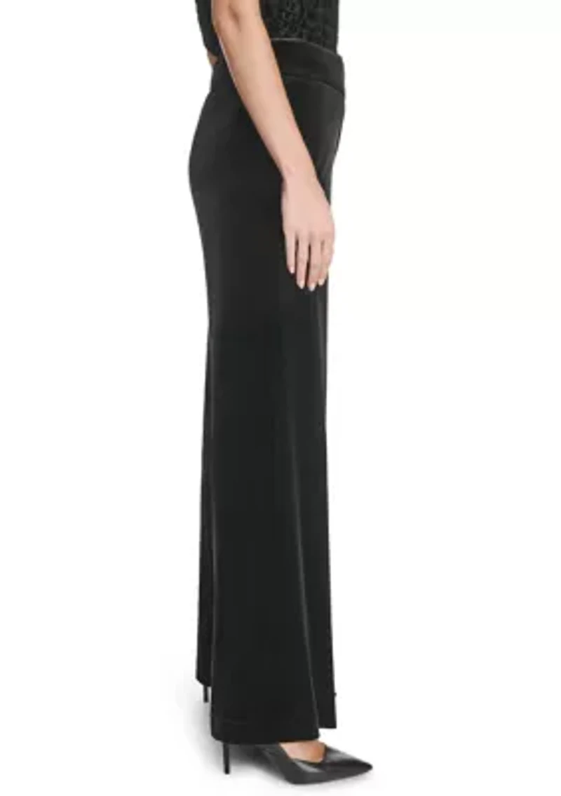 Women's Pull On Velvet Pants