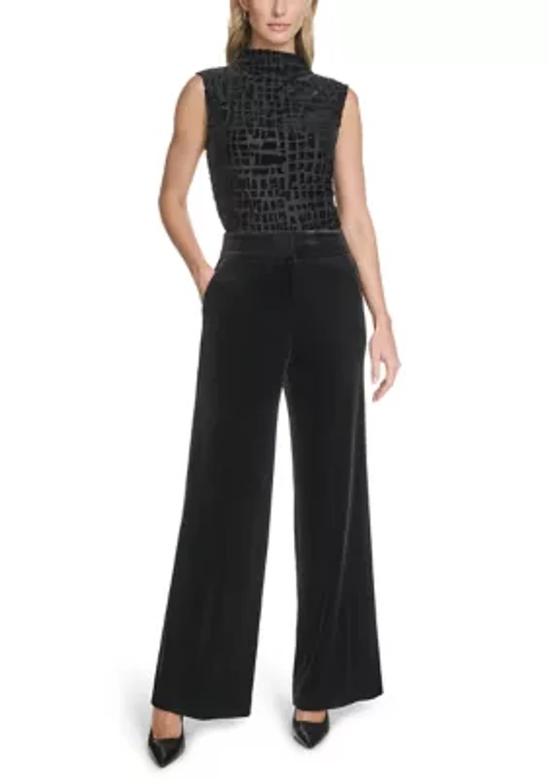 Women's Pull On Velvet Pants