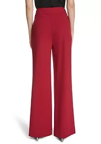 Women's Scuba Crepe Wide Leg Pants