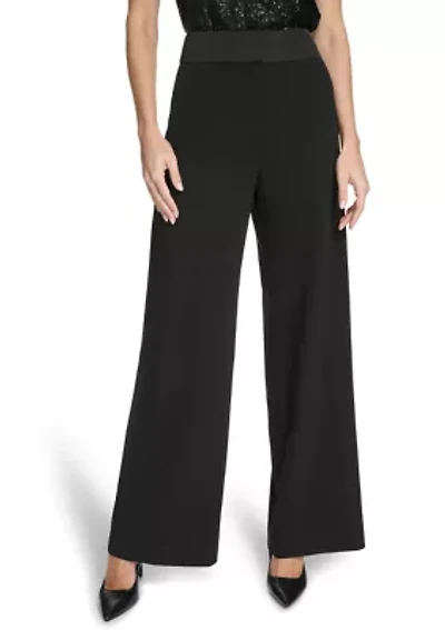 Women's Tuxedo Wide Leg Pants
