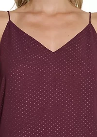 Women's Metallic Cami Tank