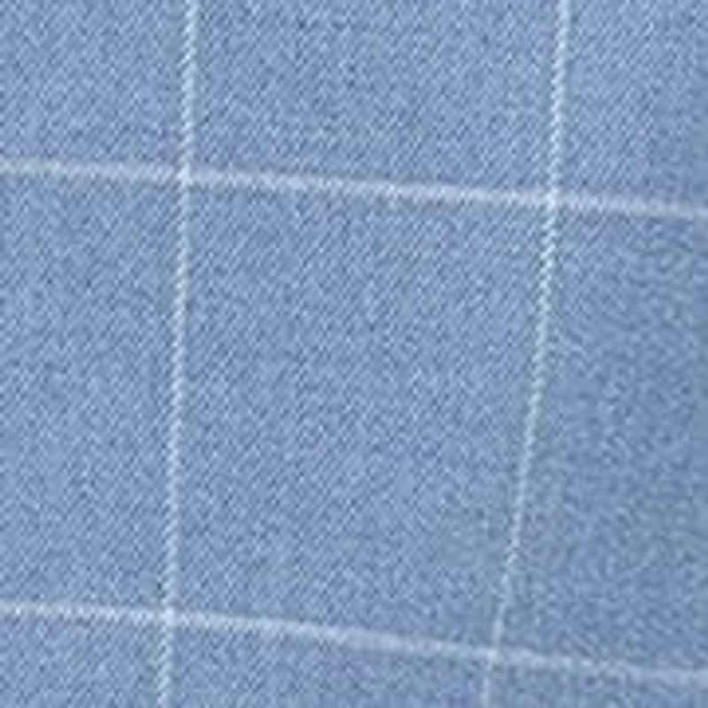 Women's Double Breasted Windowpane Blazer