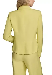 Women's Notch Collar 2 Button Blazer