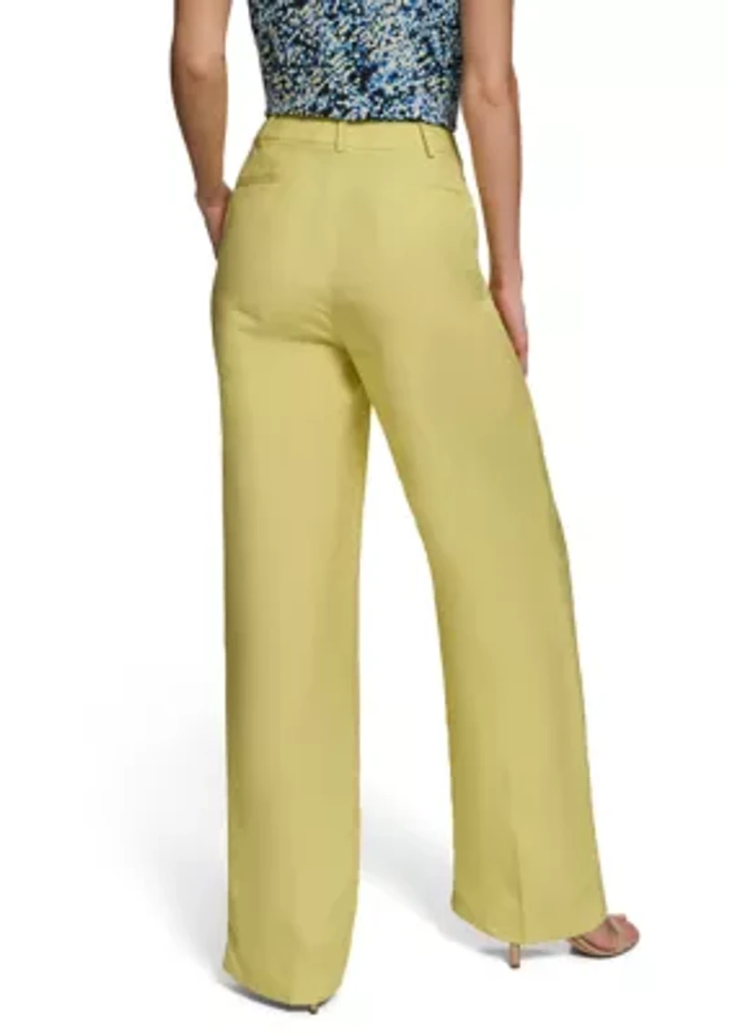 Women's Wide Leg Linen Pants