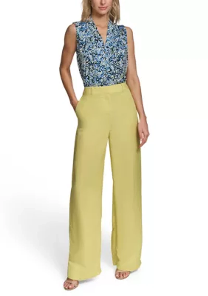 Women's Wide Leg Linen Pants