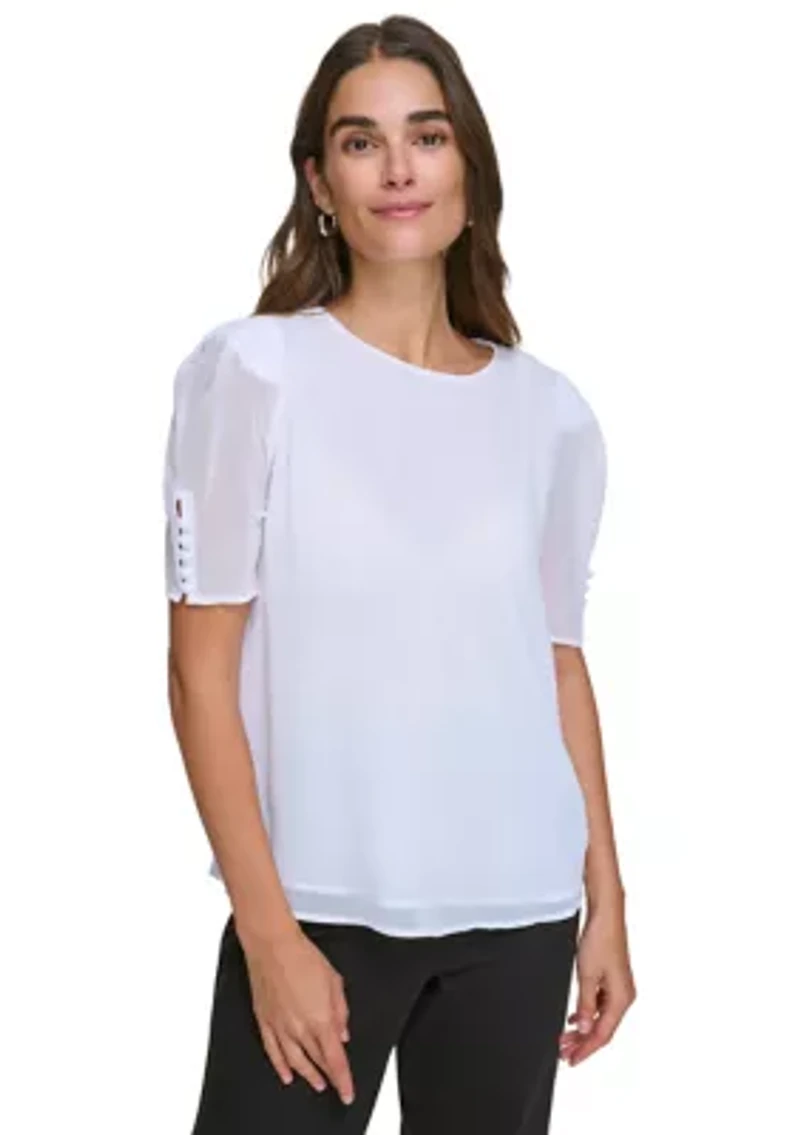 Women's Short Sleeve Blouse
