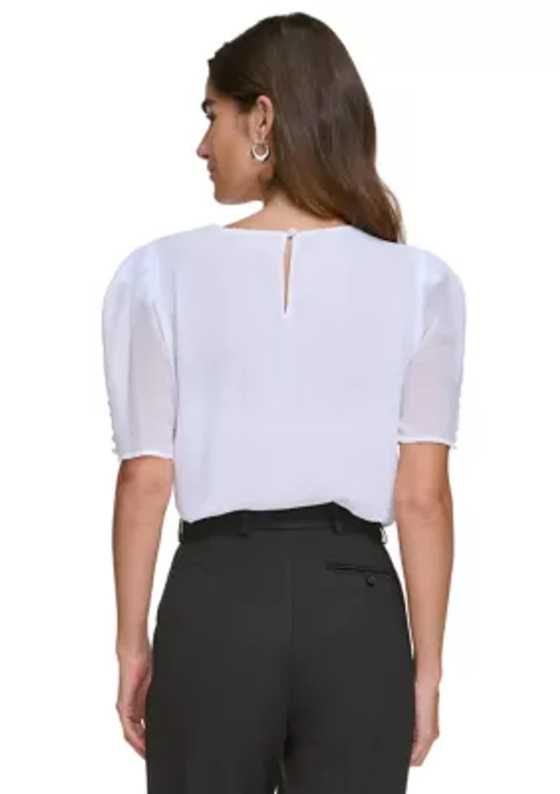 Women's Short Sleeve Blouse