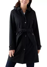 Women's Zip Up Walker Coat with Multi Stitch