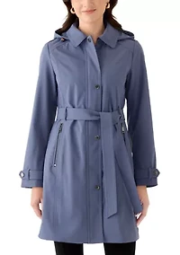 Women's Zip Up Walker Coat with Multi Stitch