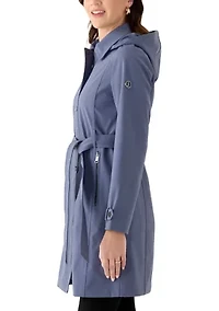 Women's Zip Up Walker Coat with Multi Stitch