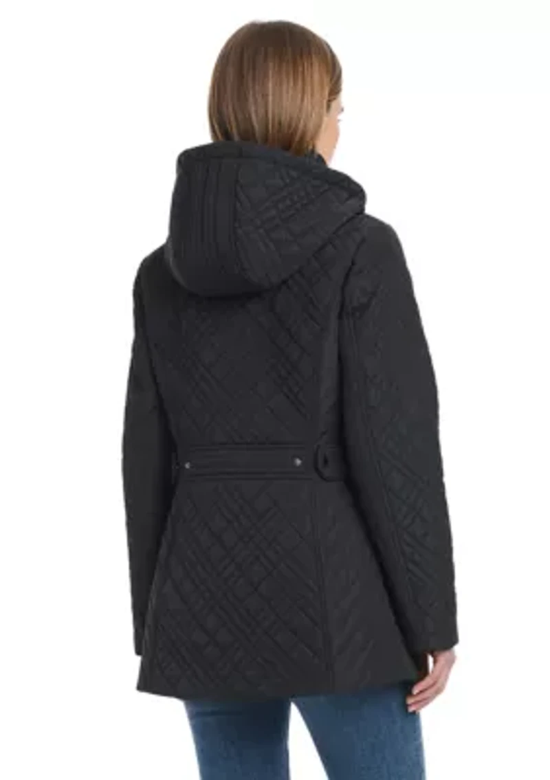 Women's Mix Detail Quilted Jacket