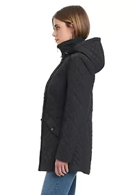 Women's Mix Detail Quilted Jacket