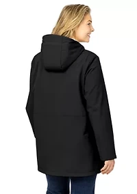 Plus Super Sofshell Long Raincoat