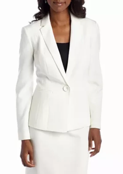 Women's Stretch Crepe One Button Jacket
