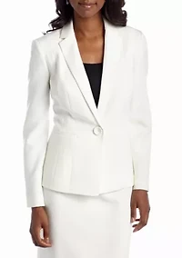Women's Stretch Crepe One Button Jacket