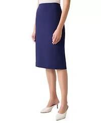 Womens's Stretch Crepe Column Skirt