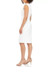 Sheath Dress with Cutout