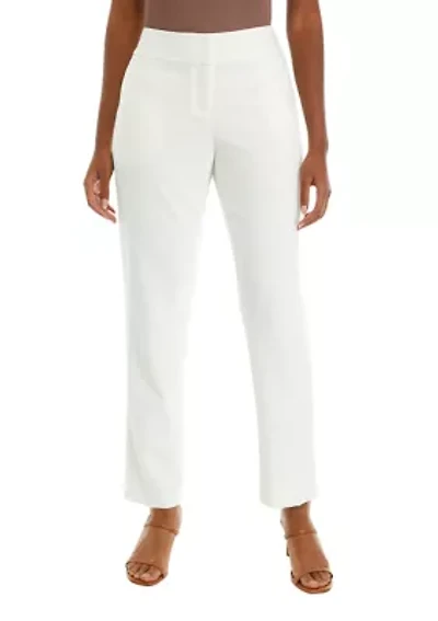 Petite Fly Front Extend Tab Trouser Pants