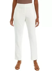 Petite Fly Front Extend Tab Trouser Pants