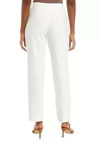 Petite Fly Front Extend Tab Trouser Pants