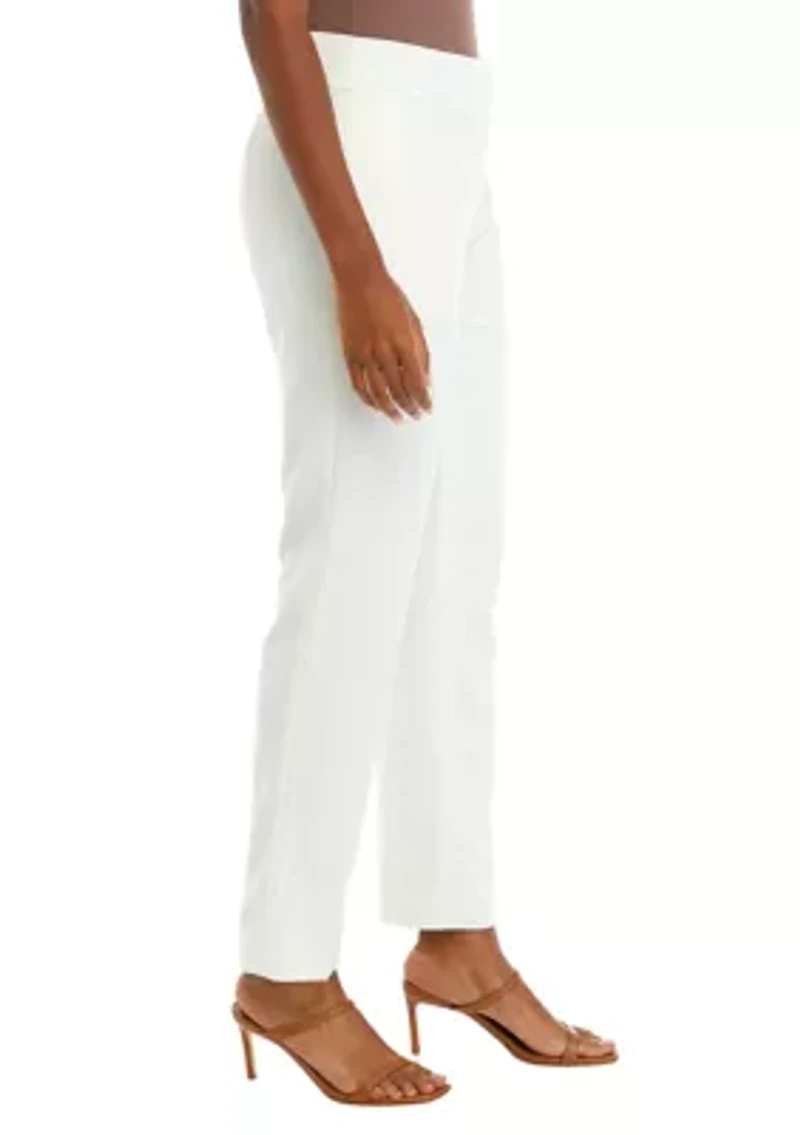 Petite Fly Front Extend Tab Trouser Pants
