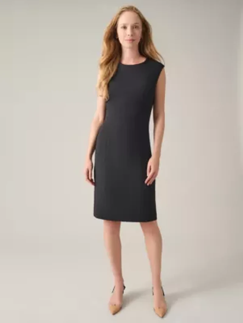 Petite Sleeveless Sheath Dress