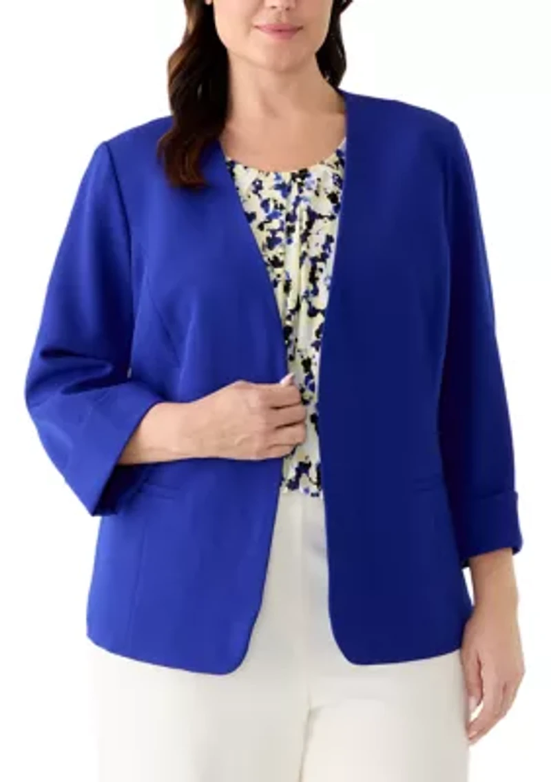 Plus Roll Cuff Fire Red Jacket