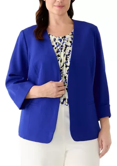 Plus Roll Cuff Fire Red Jacket