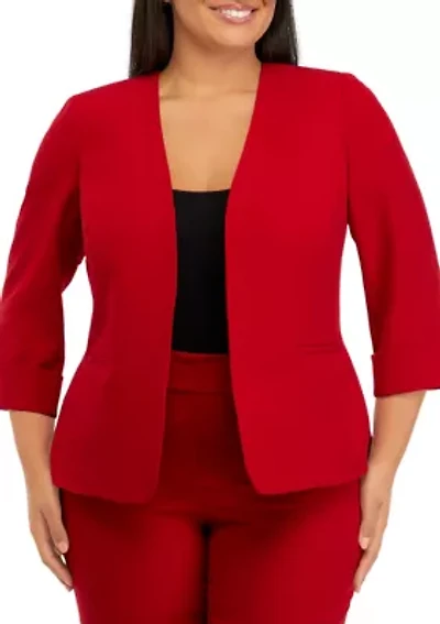 Plus Roll Cuff Fire Red Jacket