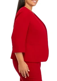 Plus Roll Cuff Fire Red Jacket