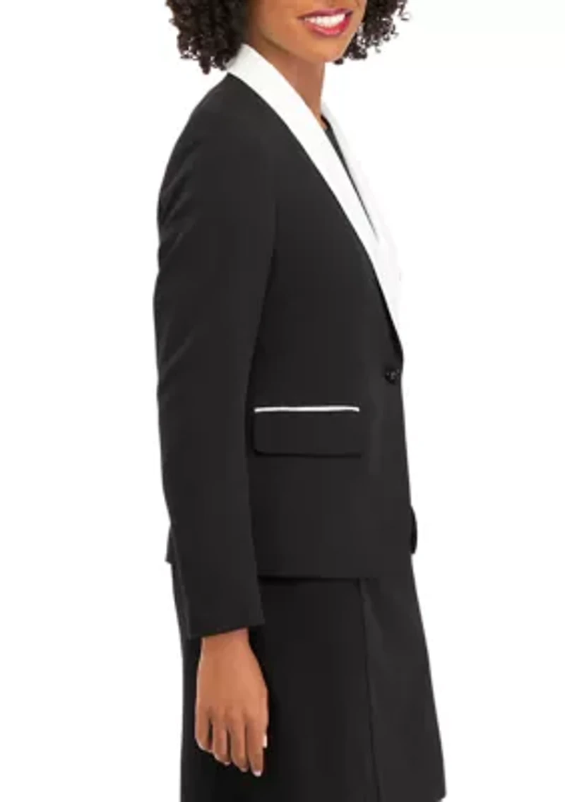 Petite Shawl Collar Blazer